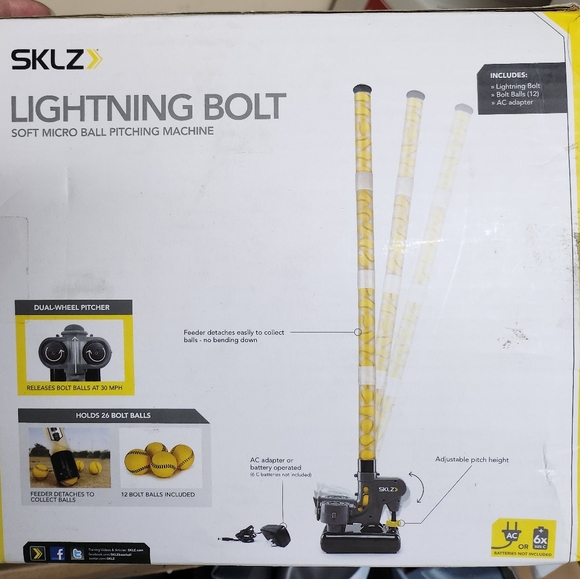 SKLZ lightning bolt Pitching Machine - Picture 3 of 6